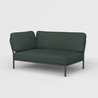 LEVEL Lounge Sofa Alpine Sunbrella. Coin gauche