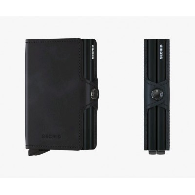 PORTE-CARTES TWINWALLET Vintage BLACK