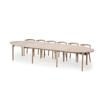 SM 78 TABLE OVALE CHENE BLANC HUILE MASSIF