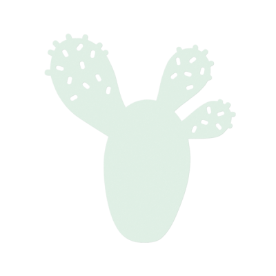 ENVIE D'AILLEURS DESSOUS DE PLAT CACTUS 25.5 X 24 CM...