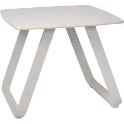 MARIETA - TABLE BASSE EMPILABLE - BLANC