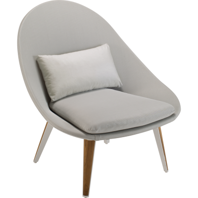 VANITY FAUTEUIL BAS BLANC