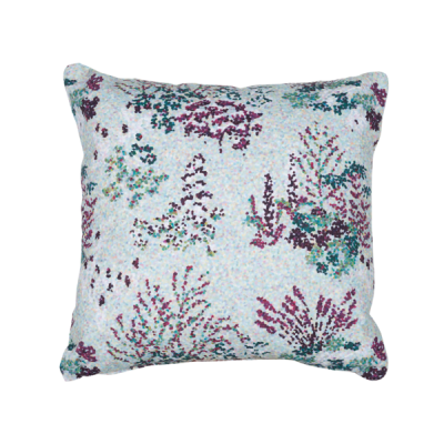 BOUQUET SAUVAGE COUSSIN OUTDOOR PIXELS 44 X 44 CM Menthe...