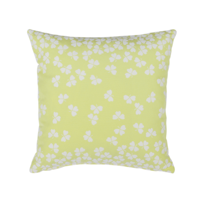 TRÈFLE COUSSIN OUTDOOR 44 X 44 CM Citron givré