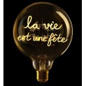 AMPOULE LA VIE EST UNE FETE