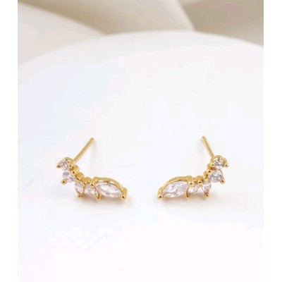 BOUCLES D'OREILLES SERENA POST CRYSTAL