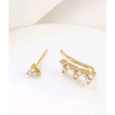 BOUCLES D'OREILLES  BLAIRE CLIMBERS CRYSTAL