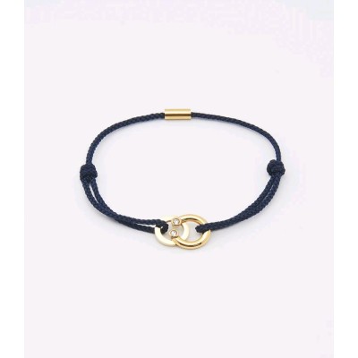 BRACELET SIMPLE–ACIER DORE–Zirconium sertis–reglable...