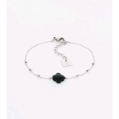 BRACELET - ACIER noir - steel black - onyx noir