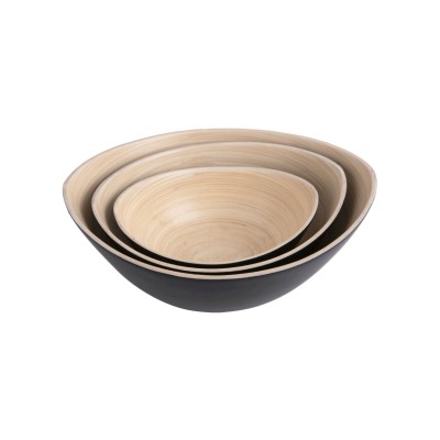 Set of 3 BOWL NOIR