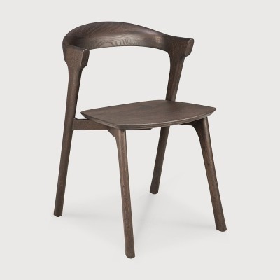 Bok dining chair - varnished oak - brown