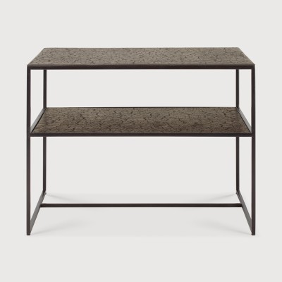 Pentagon side table - Minerals - Whisky - Lava - rectangular