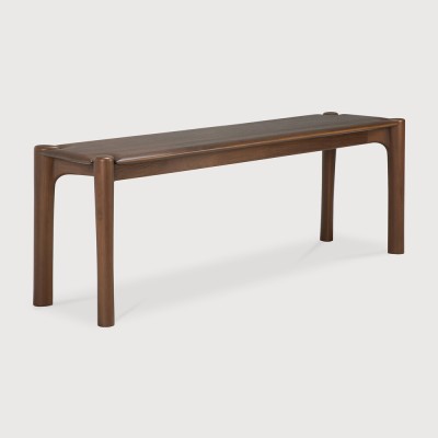 PI bench - varnished teak - brown - 146cm