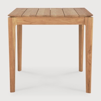 Bok outdoor dining table - teak - square