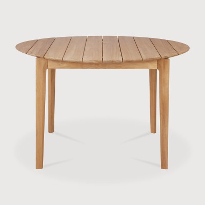 Bok outdoor dining table - teak - round 125cm