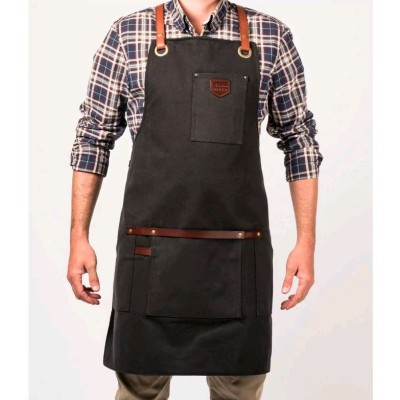 TABLIER 547 TOILE WAXE NOIR
