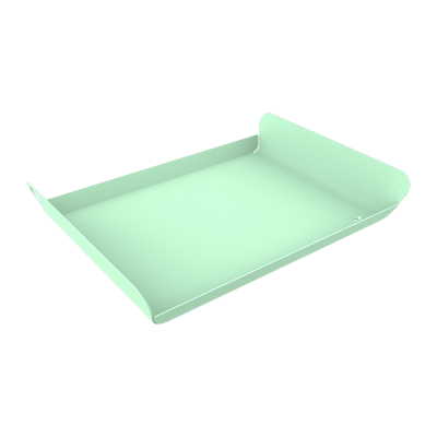 PLATEAU ALTO 23X17CM VERT OPALINE