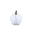 LAMPE A HUILE ROUND ELEGANT BRASS S