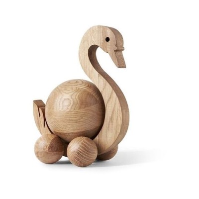 FIGURINE CYGNE TOURNANT - MOYEN