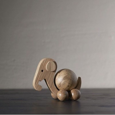 FIGURINE D'ELEPHANT TOURNANT - SMALL