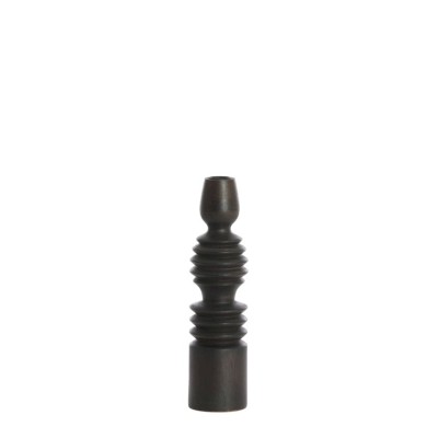 BOUGEOIR AFIFE NOIR D.7.5CM X 28CM brun foncé