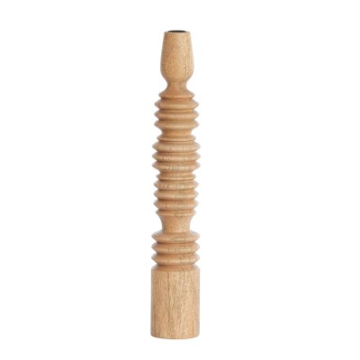 BOUGEOIR AFIFE D.7.5CM X 45.5CM bois naturel