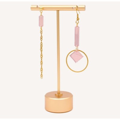 BOUCLES D'OREILLES DALI ROSE