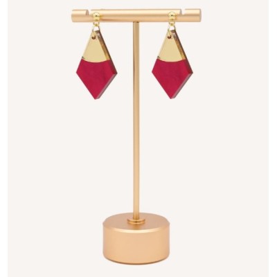 BOUCLES D'OREILLES CALI CERISE ECARLATE