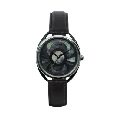 MONTRE CALIPSO NOIRE - NOIR ENCRE CUIR