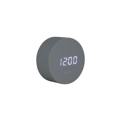 Réveil Spry Round gris
