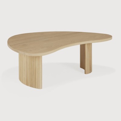 TABLE BOOMERANG - CHENE - FORME ORGANIQUE