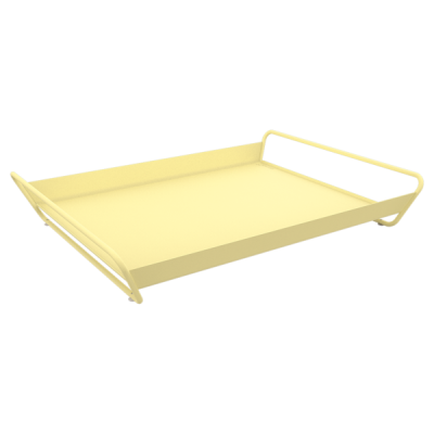PLATEAU ALTO 53X38.5 CM - CITRON GIVRE