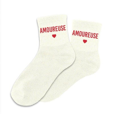 CHAUSSETTES PAILLETTES "AMOUREUSE"