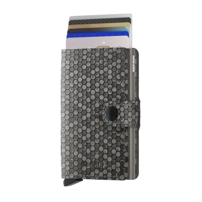 PORTE-CARTES MINIWALLET HEXAGON GREY