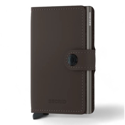 PORTE-CARTES MINIWALLET MATTE TRUFFLE