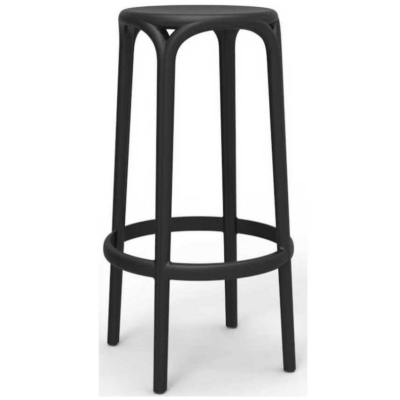BROOKLYN COUNTER STOOL Ø45x66 NOIR