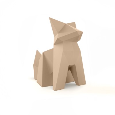 RENARD ORIGAMI LARGE KITSUNE CLAY