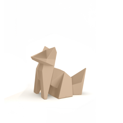 RENARD ORIGAMI SMALL KITSUNE CLAY