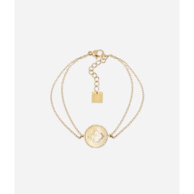 BRACELET–MULTI–ACIER DORE