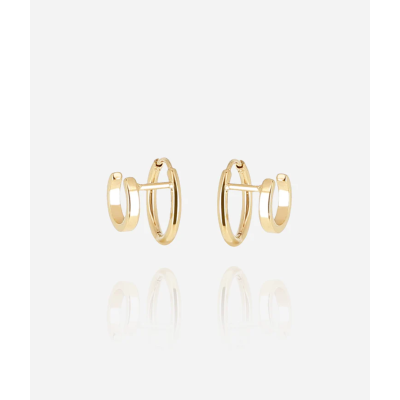 BOUCLE D OREILLE–MULTI–ACIER DORE–D:13mm
