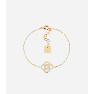 BRACELET–SIMPLE–ACIER DORE