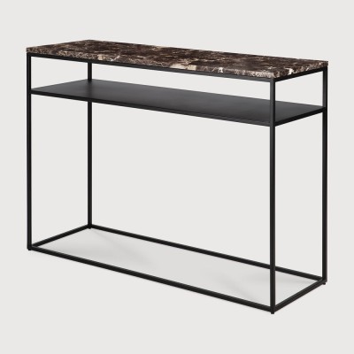 Stone console - marble - Dark Emperador