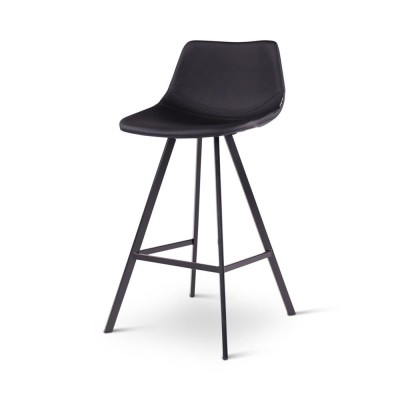 HAPY chaise counter, oasis.165 lava, pied en métal signal...