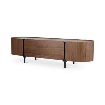 ESMAY - MEUBLE TV WALNUT
