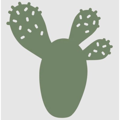 ENVIE D'AILLEURS DESSOUS DE PLAT CACTUS 25.5 X 24 CM CACTUS
