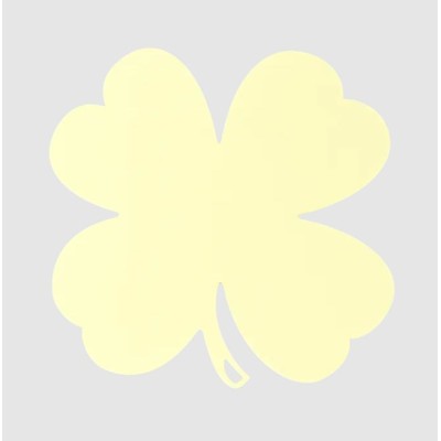 TRÈFLE DESSOUS DE PLAT 27 X 27 CM Citron givré