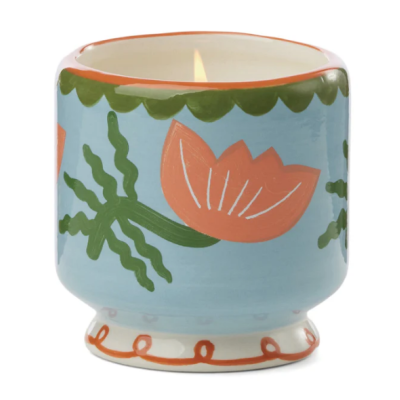 FLOWER CERAMIC CANDLE - CACTUS FLOWER