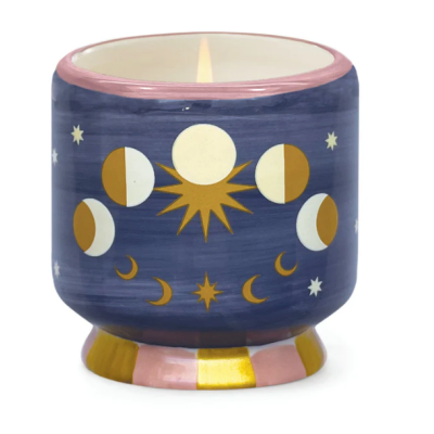 MOON PHASES CERAMIC CANDLE - JASMIN & ROSE