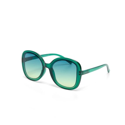 SUNGLASSES - BUTTERFLY SHAPE - TRANSPARENT GREEN - ANNA