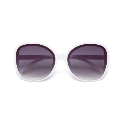 SUNGLASSES - BUTTERFLY SHAPE - OPTICAL WHITE - ANNA